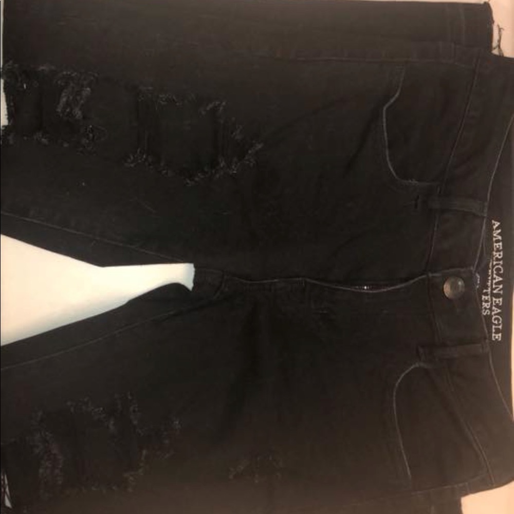 american eagle cropped jeggings